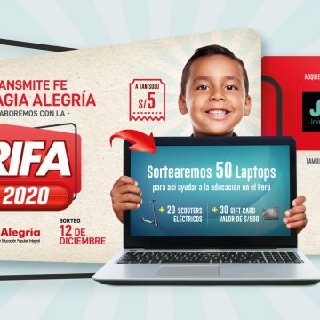 Transmite Fe, contagia alegría ¡colaboremos con la rifa!