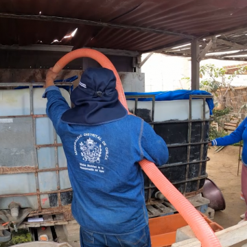 8 000 vecinos se benefician con donación de más de 262 millones de litros de agua potable en Chilca
