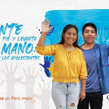 Ponte de pie y levanta la mano es el llamado que realizan adolescentes a las autoridades para que atiendan sus propuestas