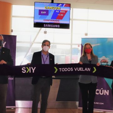 Aerolínea SKY inaugura vuelos a su primer destino en el Caribe: Cancún