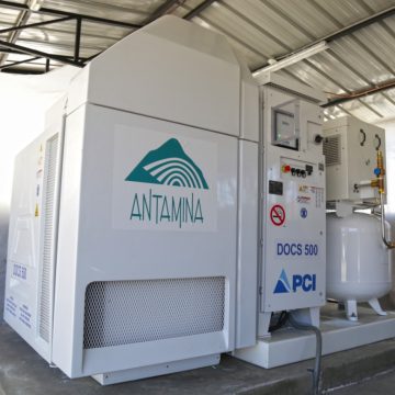 Antamina 1. Antamina entregará otras dos plantas de oxigeno en Ancash
