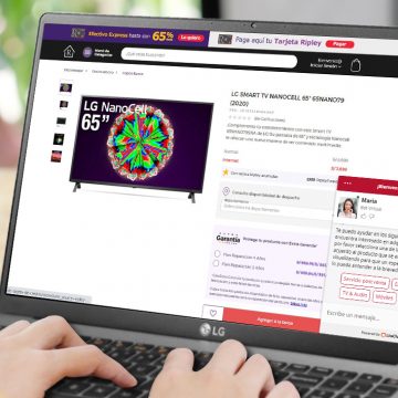 Asistente virtual LG (1) LG implementa asistentes virtuales para brindar soporte personalizado y realizar compras más efectivas