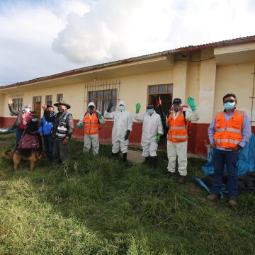 Fumigación Espinar Antapaccay culminó segunda campaña de desinfección contra el Covid-19 en Espinar