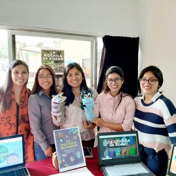 Integrantes de La Mochila de Koeko Estudiantes de Educación crean plataforma web gratuita que fomenta el autoestudio en los niños