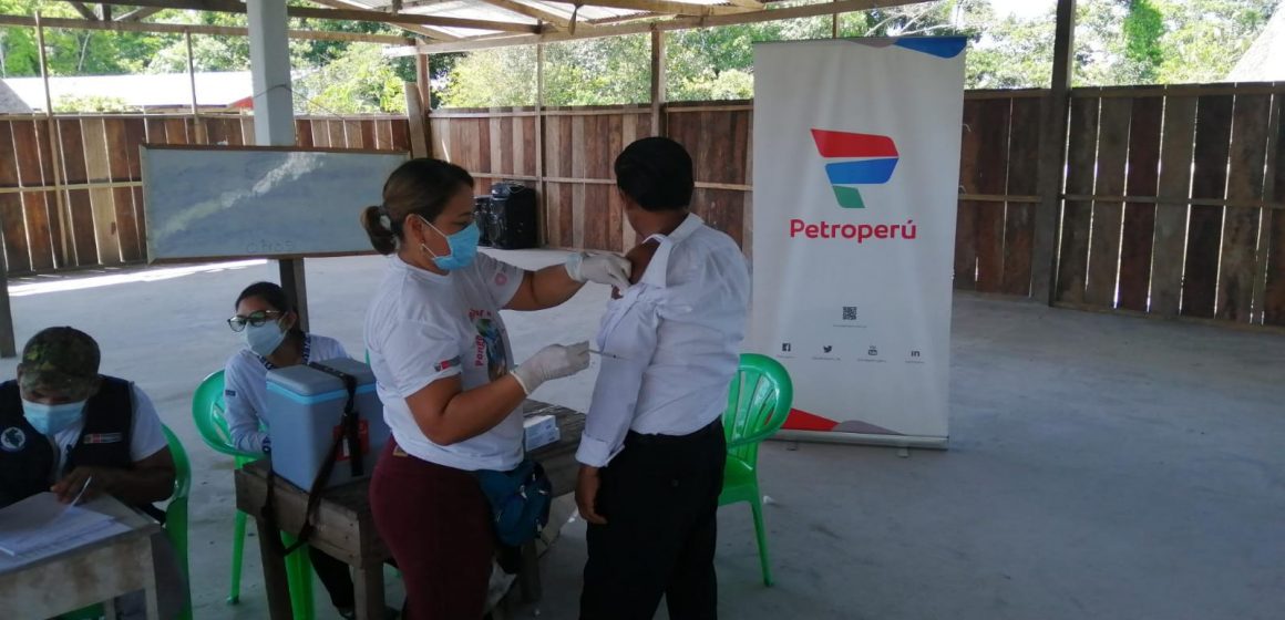Continúa apoyo de Petroperú a campañas de vacunación contra la Covid-19