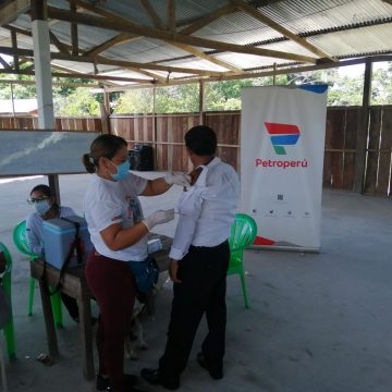 Continúa apoyo de Petroperú a campañas de vacunación contra la Covid-19