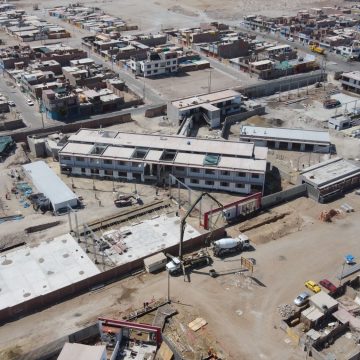II.EE. Fe y Alegría que ejecuta Southern Perú en  Ilo registra 75% de avance