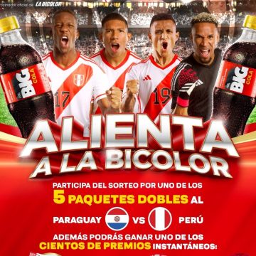Big Cola llevará a 10 hinchas peruanos a Paraguay a ver el primer partido de la selección por las Eliminatorias