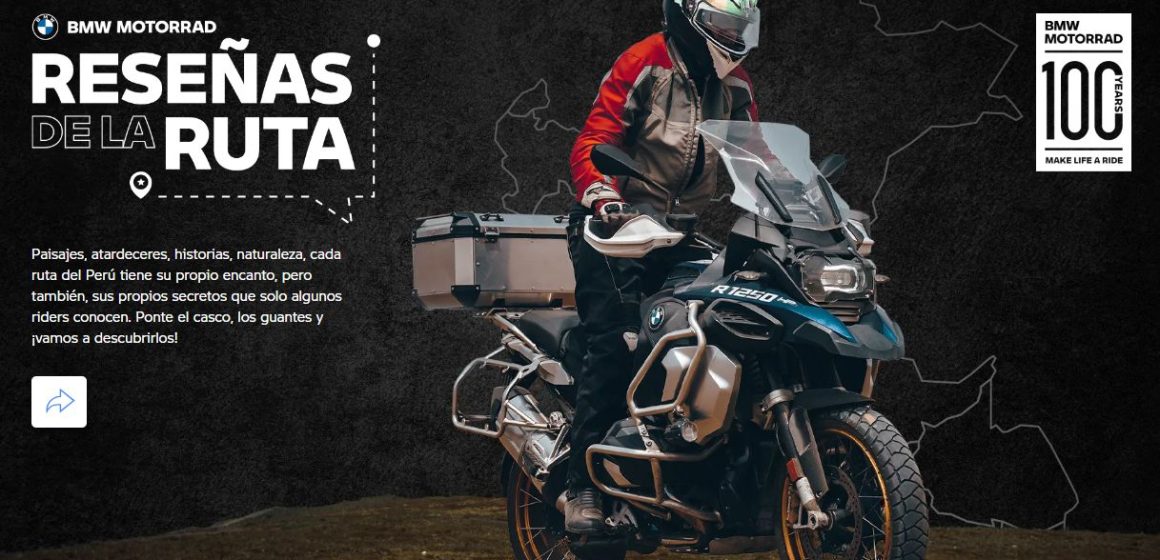 BMW Motorrad lanza en Perú su guía digital de travesías “Reseñas de la Ruta”