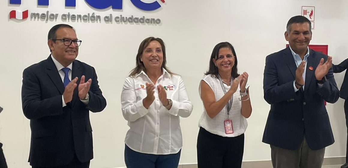 MAC Sta Anita Presidenta Dina Boluarte inauguró un nuevo Centro MAC en Mall Aventura de Santa Anita
