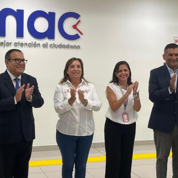 MAC Sta Anita Presidenta Dina Boluarte inauguró un nuevo Centro MAC en Mall Aventura de Santa Anita