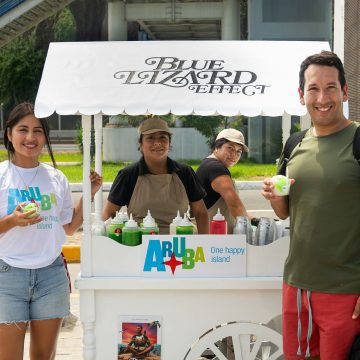 El “Blue Lizard Effect” de Aruba llegó a las calles de Lima