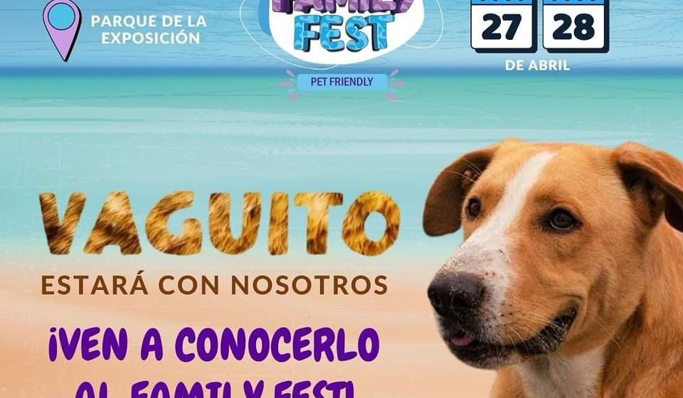 WhatsApp Image 2024-04-25 at 6.17.35 PM ¡Conoce a Vaguito, el perro estrella del cine peruano!: este fin de semana llega al Parque de la Exposición junto al Family Fest