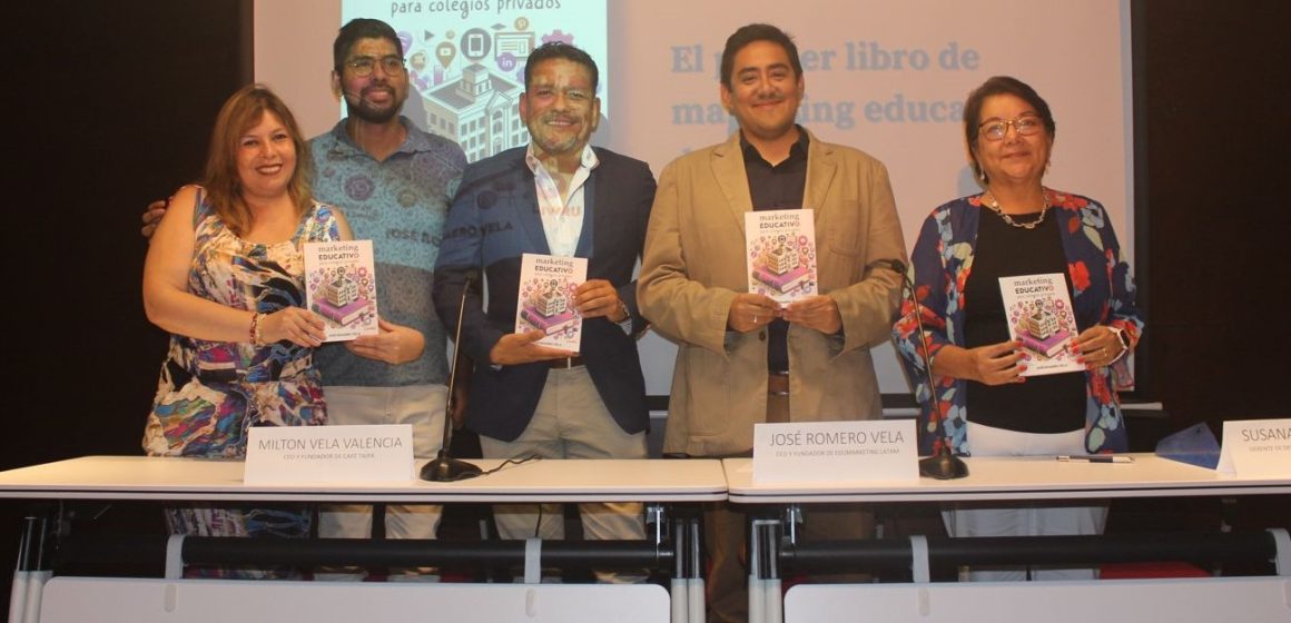 Mesa Redonda Editorial y Librería presenta el primer libro sobre marketing para colegios en el Perú del marketer y comunicador José Romero Vela