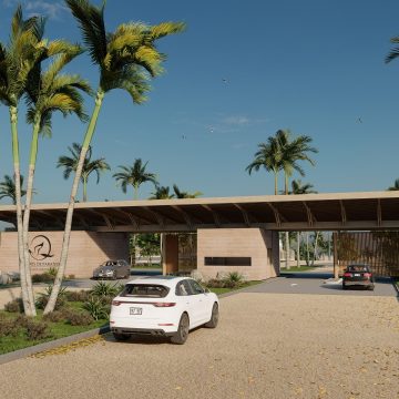 Prados de Paraíso presenta su nuevo pórtico de entrada: una oda a la armonía entre naturaleza y arquitectura