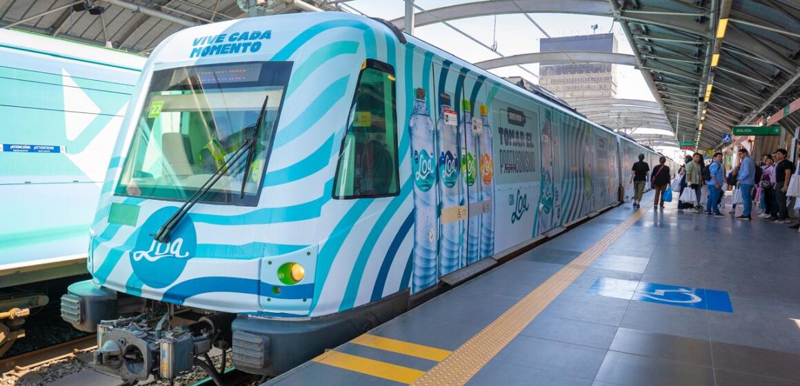 Loa en Metro de Lima 2 Agua Loa: Refresca el viaje de los pasajeros de la Línea 1 del Metro de Lima con sus nuevas presentaciones, aguas saborizadas y con gas