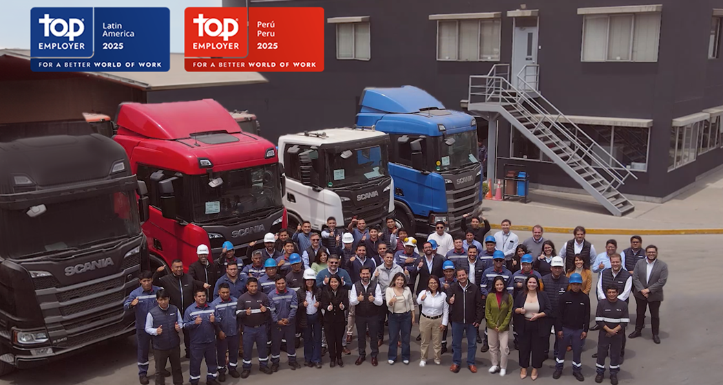 Scania es reconocido como top employer por cuarto año consecutivo