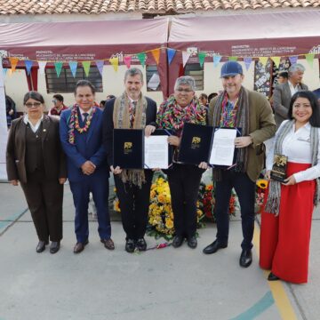 Cusco Obras x Impuestos Ceremonia UTP desarrollará proyecto de ampliación y mejora de infraestructura escolar en Cusco