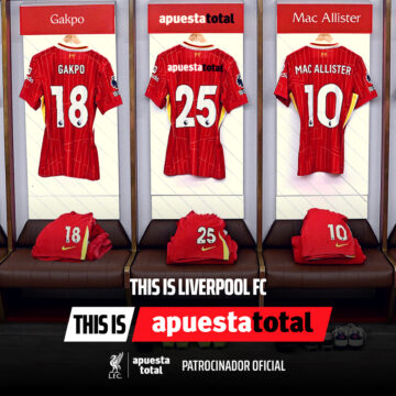 Apuesta Total se convierte en patrocinador oficial del Liverpool FC