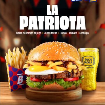 Bembos lanza hamburguesa peruana para celebrar el mes patrio