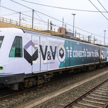 Línea 1 del Metro de Lima V&V se convierte en la primera inmobiliaria en brandear el tren de Línea 1 del Metro de Lim