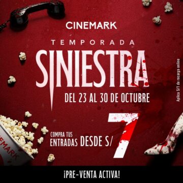 Tercera Temporada Siniestra en Cinemark