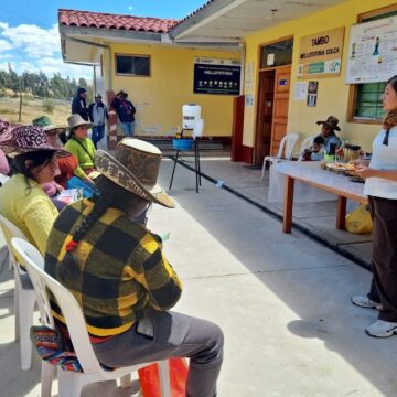 Lucha contra la anemia: Tambos orientan y previenen a más de 4200 personas en centros poblados de Cajamarca