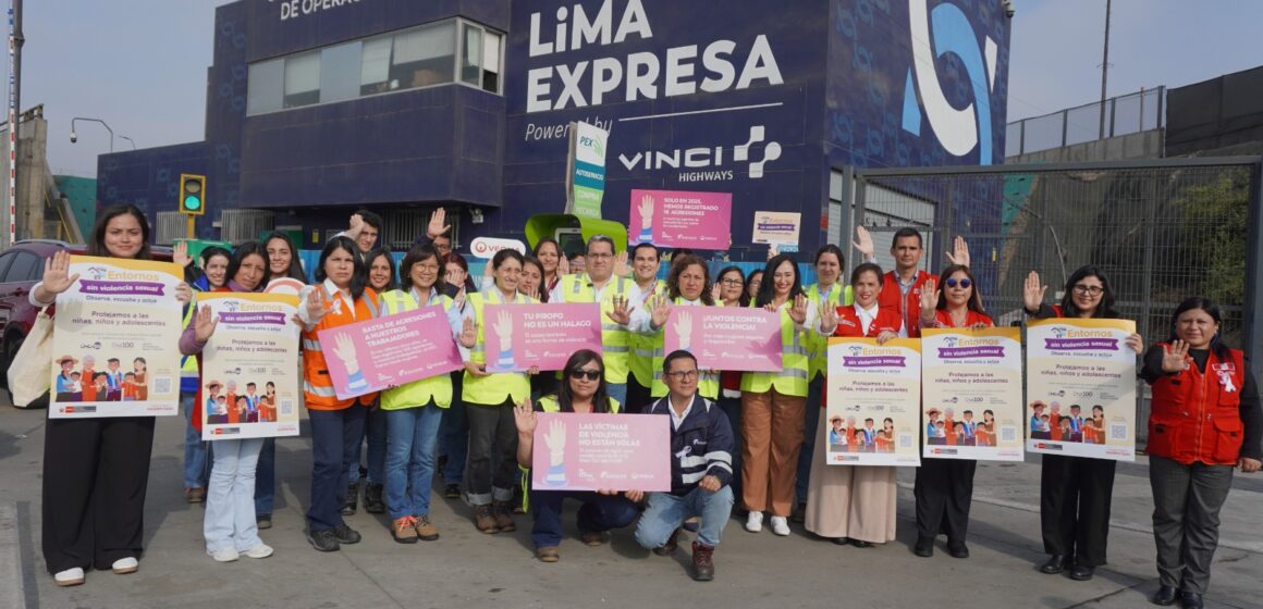 C1 25N: Lima Expresa lanza «Juntos contra la violencia» para promover respeto y seguridad en sus vías