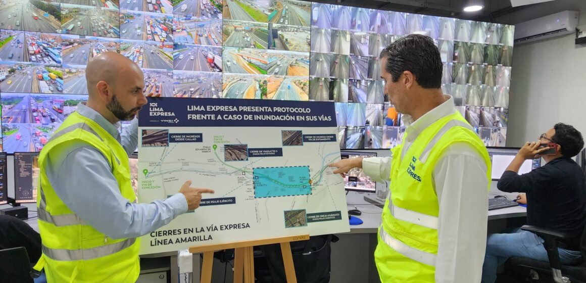 Plan acción1 Lima Expresa comparte su protocolo ante incrementos del caudal del río Rímac y posible inundación de sus vías