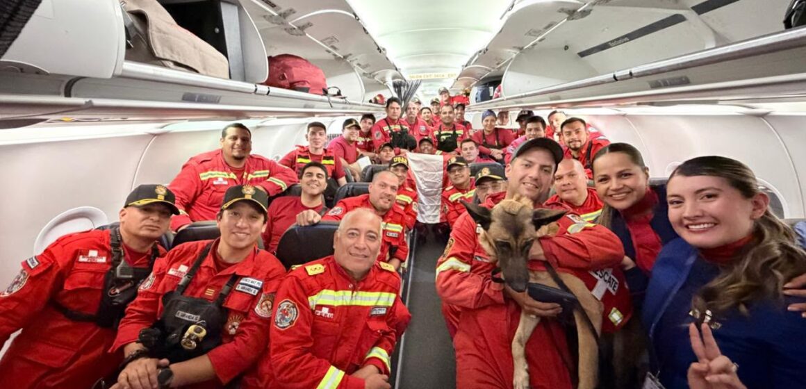 Avión Solidario de LATAM aterriza en Venezuela con equipos de emergencia y ayuda humanitaria para afectados por el terremoto