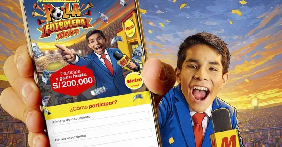 Supermercados Metro se une a ‘Pol Deportes’ en campaña futbolera que premiará con hasta S/ 200,000