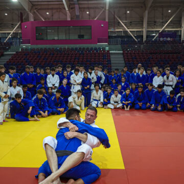 Carlos Zegarra Presser realizó entrenamiento magistral internacional de judo junto a la campeona mundial y medallista olímpica Yuri Alvear