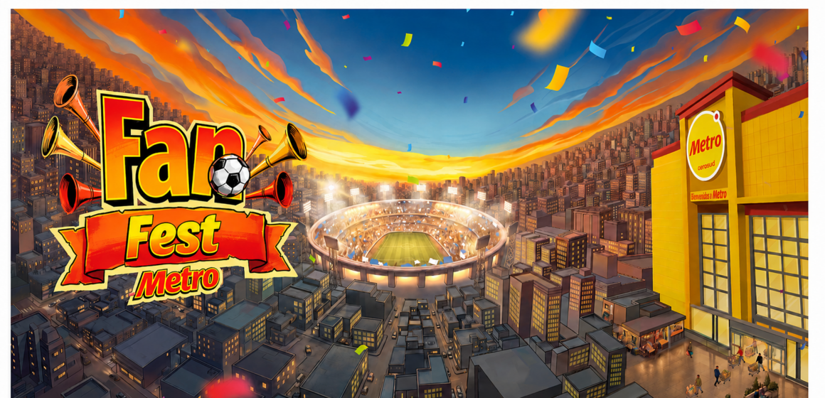 Supermercados Metro se suma a la fiesta futbolera con Fan Fest