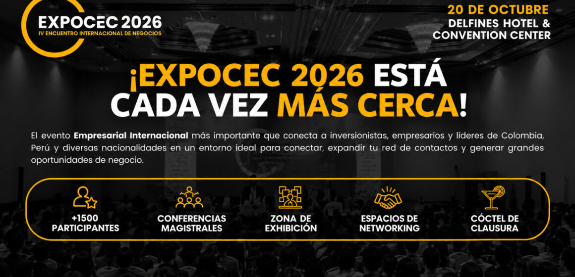 Perú será escenario de EXPOCEC 2026, encuentro que busca impulsar nuevas inversiones y negocios entre Perú y Colombia