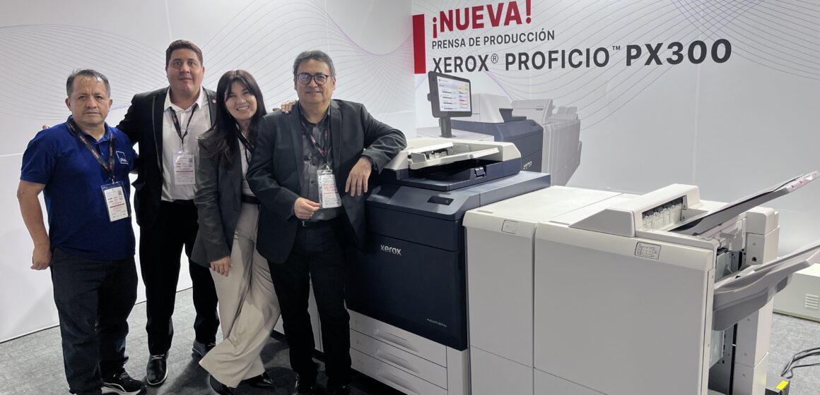 PBS GROUP Perú presentó, por primera vez, en el país la nueva prensa digital Xerox Proficio PX300 en Grafinca 2026